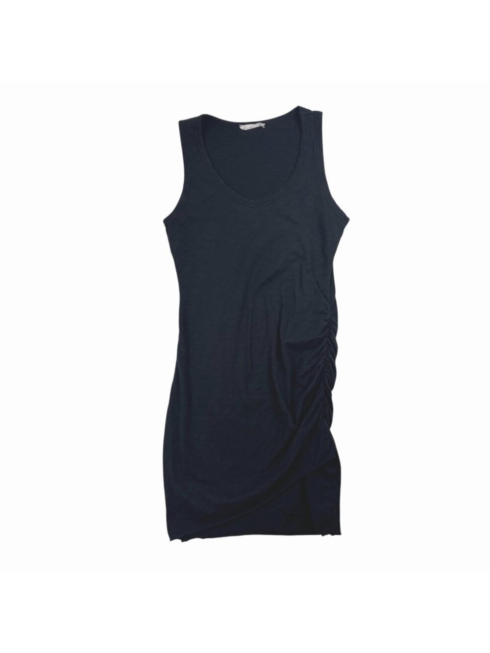 ✨3/$30 Wasabi & Mint Womens Black Ruched Tank Dress S Sleeveless
